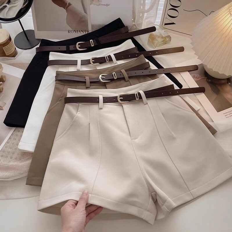 High-Waist Tailored Shorts
