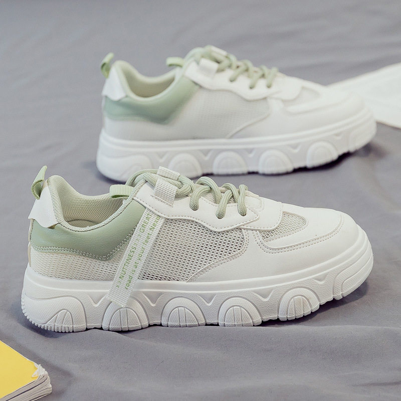 Chunky White Dad Sneakers