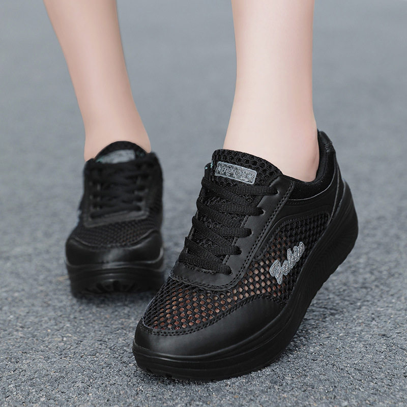 Platform Mesh Rocker Shoes
