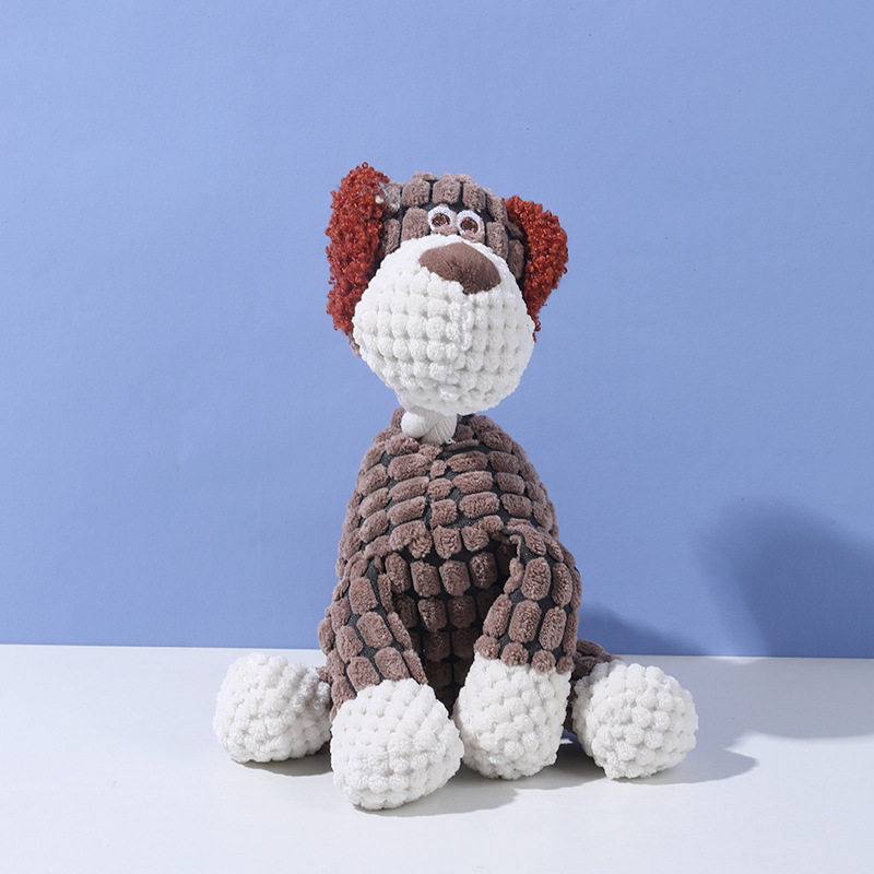 Cartoon Rope Knot Squeaky Dog Toy